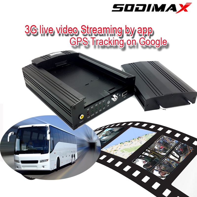 GPS Tracking HDD in Car Mobile DVR