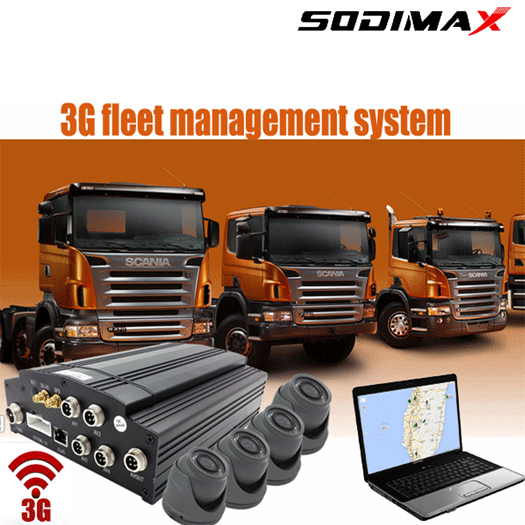 1TB HDD Truck Security AHD Camera Black Box Mobile DVR