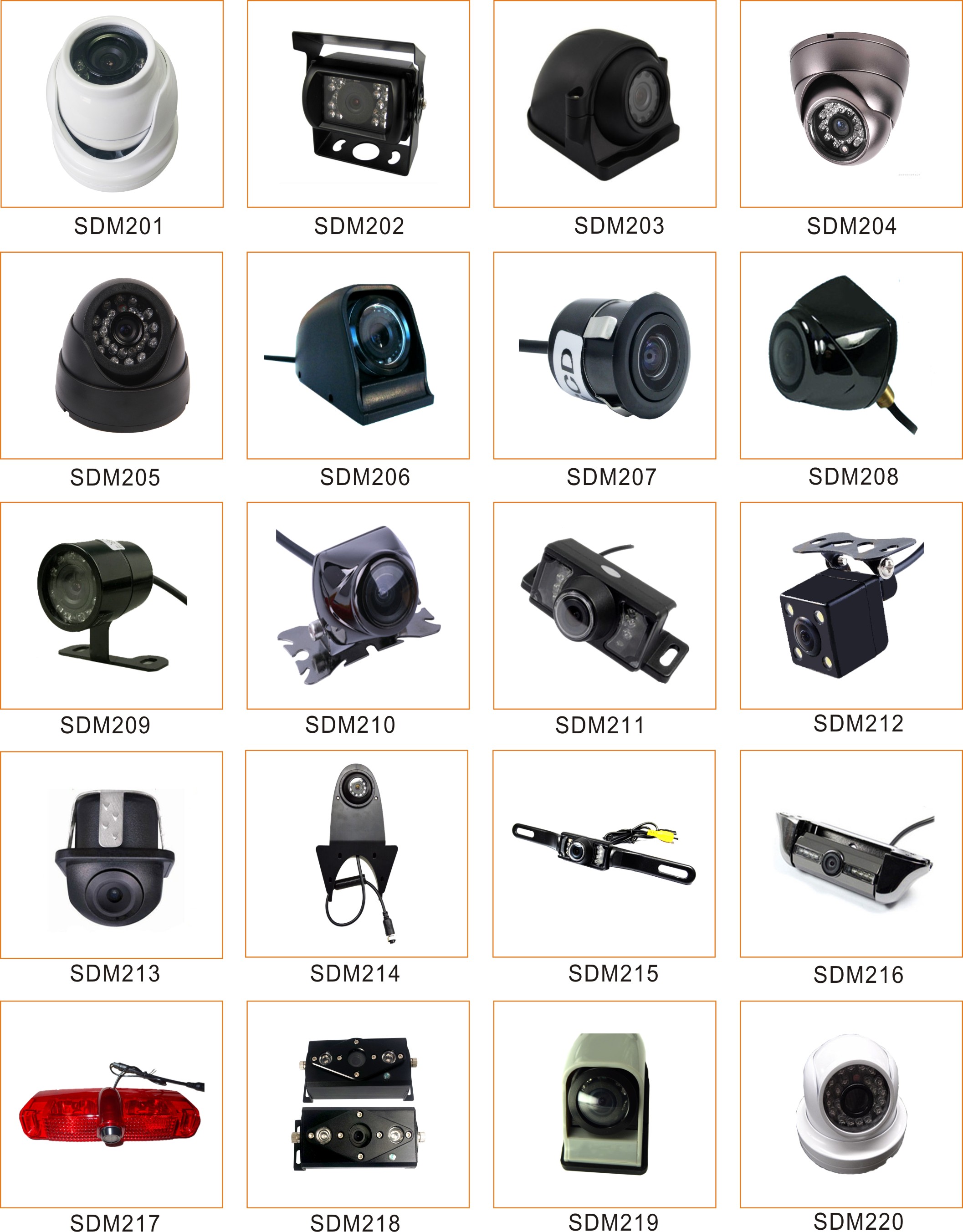 Car MDVR CCTV Camera 