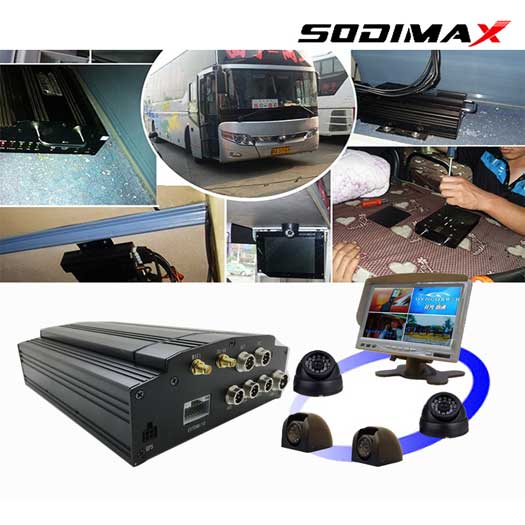 3G GPS Tracker Vehicle Fleet Dispatch SSD Hard Drive Mobile DVR